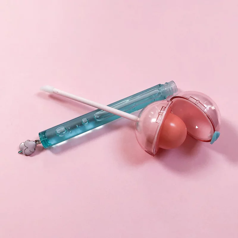 Balsam de buze + Luciu Cotton candy Glossy Pops